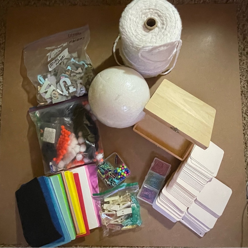 Art & Craft Supplies Bundle Lot